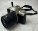 Pentax ZX-10 Silver Black 35mm SLR Film Camera With Strap And Lens Untested