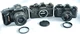 3x Cameras Yashica FX-3 Super2000+Lens, Canon FTB, Nikon F-401+Lens Repair/Parts