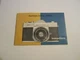 INSTRUCTION MANUAL FOR A MAMIYA SEKOR 528TL CAMERA CLEAN CONDITION!