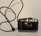 CANON Snappy LX 35mm Film Camera &bull; Black Compact Neck Strap Works Battery Tested