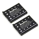 Non-OEM Camera Battery for FUJIFILM FUJI NP-45 FinePix XP60 T550 (2PK)