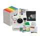 Polaroid Now Generation 3 Analog Pebble White Instant Camera and Film Kit Bundle