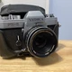 Vintage Yashica FX-2 35mm Film Camera & 50mm Yashica Lens & Leather Case Clean!