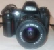 Nikon N80 35mm Film "For Parts" Broken Door Latch With/Sigma Zoom Lens Tested