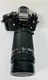 Nikon F3 35mm SLR Film Camera Black W/ Lens Nikon AF Nikor 75-300 MM