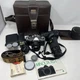 VERY CLEAN Minolta XG1 35mm SLR Camera with MD 45mm f/2 2 Lens Untested