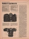 Yashica TL Electro-X ITS/Topcon Super DM - Original Camera Magazine Report -