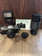 Minolta XG-1 35mm SLR Film Camera w/Auto 200x Flash And Zoom Lens!