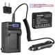 Kastar Battery LCD AC Charger for Fuji NP-W126 NP-W126S Fujifilm X-T30 Camera