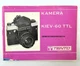 DEUTSCH! ORIGINAL! SOVIET USSR KIEV-60 TTL MEDIUM CAMERA USER MANUAL IN GERMAN!