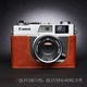 Handmade Genuine Leather Camera Cover Half Case Bag For Canon QL17 QL19 Giii G3