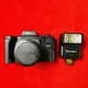 Vintage BENZ-GANT Helioflex 3000T 35mm Camera LOMO W/ 50mm lens & Matching Flash
