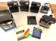 POLAROID LOT Sun 600 LMS Box Manual One Step Cause Up Button TESTED w/ straps