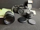 Yashica FX-3 Super 35mm Film Camera w/ML 50mm f/1.9 Lens ROKINON 135MM 2.8