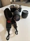 Fujifilm Fujica STX-1N 35mm Camera w/ 50mm 1.9 Lens + Telephoto Untested atqs