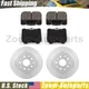 Rear Disc Brake Rotors + Ceramic Brake Pads for 2001 -  2004 2005 Lexus IS300