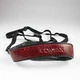 Contax - 1" Wide Burgundy Faux Leather + Nylon Camera Strap - 167/MT - Cracking