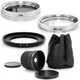 Wide FishEye 0.18x lens,CPL,UV filter kit for Panasonic HC-X1000 HC-W850 HC-V750