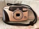 Pentax IQZoom 105G 35mm Film Camera Point Shoot/Flash-Strap-Case-Battery, Works!