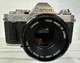Canon AV-1 Silver SLR 35mm Film Camera, 50mm Lens Tested