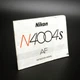 Nikon N4004s AF Instruction Manual