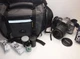 Canon EOS Rebel K2 35mm SLR Film Camera with 28 lens & Bag. Working!