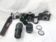 Vtg Photography Lot Cameras Vintage Lenses Filters Minolta Dynax 300si Canon