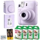 FUJIFILM INSTAX MINI 12 Instant Film Camera (Lilac Purple) + 40 Sheets Bundle