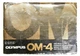 Olympus Om-4 Instruction Manual OM4, Covers look used, but is complete Ex inside