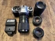 vivitar v4000 Camera With Several Lenses And Flash. **USED**
