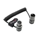 Rotatable Low-Profile XLR 3 Pin Male Female Coiled Cable for Blackmagic BMPCC 6K