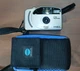 Minolta 35mm F35 Point & Shoot Film Camera Big Finder w/ Original Case Vintage 