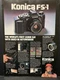 1980 Vintage Ads, Printed Ad, Konica FS-1 Camera (2254)