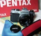 Pentax  K1000  w/ 50mm f1.9 Lens. Early all metal, fully refurbed. READ!