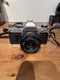 Canon AE-1 SLR Film Camera Silver Black w/ FD 50mm f/1.8 Lens