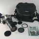 Canon EOS Rebel 2000 35mm SLR Film Camera With 28-300 mm Lens Manual & Canon Bag