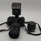 Minolta X-7A 35mm SLR Film Camera with 50 mm & 80-200 mm lenses Working