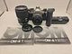 Tested Working OLYMPUS OM-4T SLR Film Camera W/ Lenses Manuals Winder SEE NOTES