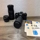 Minolta X-7A SLR Film Camera with 28 mm Lens, 85-210 mm, 80-200 mm