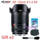 Viltrox 13mm F1.4 AF Ultra Wide Angle Lens for Fujifilm X-T30 T4 Fuji XF Camera