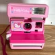 Hello Kitty Polaroid 600 Instant Camera Pink Sanrio TOMY Tested Working w/ Case