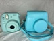 FUJIFILM Instax Mini 9 Ice Blue Instant Film Camera with Used Case, Gift, Cute