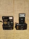 Vintage Camera Lot: Polaroid Sun 660 AF & Vivitar EZ 35 35mm w/ Flash