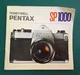 Honeywell Pentax Spotmatic SP1000 English Instruction Manual 