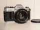 Canon AE-1 Silver SLR 35mm Film Camera with FD 50mm F1.8 SC Lens