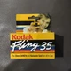Vintage Kodak Camera Fling 35 New In Box Exp 1990 35MM Kodacolor Gold 400 Film