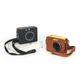 Stylish Leather Crossbody Camera Bag for KODAK MS300 Hard Shell Compact Size