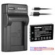 Kastar Battery Slim Charger for Kodak KLIC-5001 & Kodak EasyShare DX7440 Camera