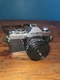 Minolta XG-1 Black Silver Vintage SLR Film Camera with Auto Tele Converter Lens