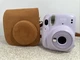 Fujifilm Instax Mini 11 Lilac Purple Instant Camera W/Suede Case Tested & Works